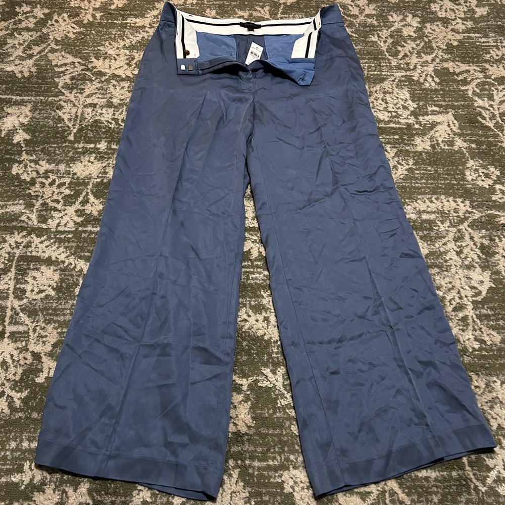 Ann Taylor Women's Size 14 Wide Leg Dress Pants, Blue, NWT